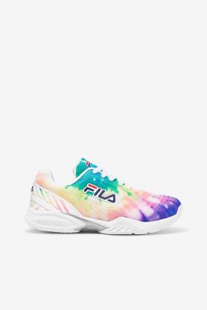 FILA Axilus 2 Energized Tie Dye Tennis Shoes Multicolor,Womens Tennis | CA.ETFLXK658